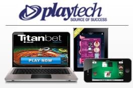 The Live dealer games at Titanbet casino are provided by Playtech